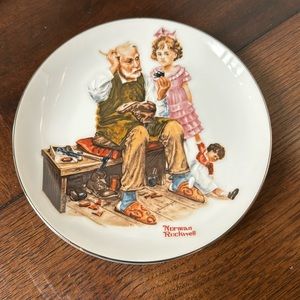 Norman Rockwell “The Cobbler” Plate